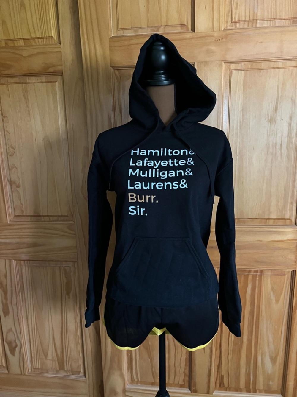 Gildan Black Hamilton Hoodie - Men’s S/Women’s M